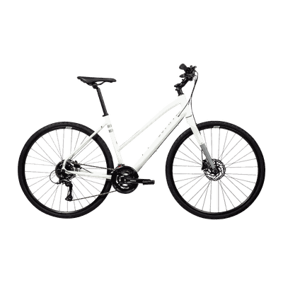 White SC Comp ST 24 hybridsykkel bysykkel dame Hvit S/17"