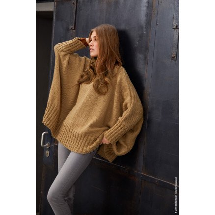 Bingo Poncho av Lana Grossa Poncho Strikkeoppskrift Onesize