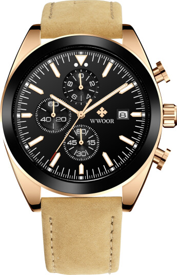 WWOOR TimeTracer Rose Gold Black WWOOR TimeTracer Rose Gold Black