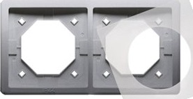 Kontakt Simon BMR2B/21 dobbeltramme IP44 WMYZ 04221x J013 Kontakt Simon BMR2B/21 dobbeltramme IP44 WMYZ 04221x J013