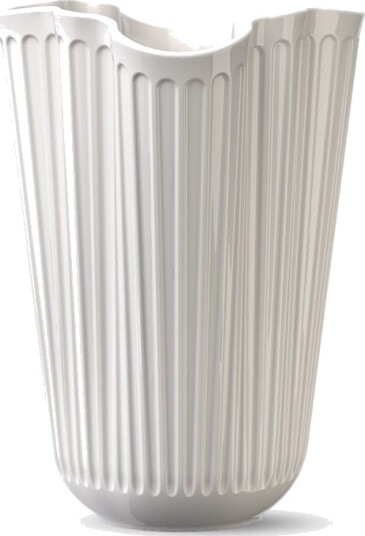 Kähler Hammershøi unfold vase 20,5 cm hvit Kähler Hammershøi unfold vase 20,5 cm hvit