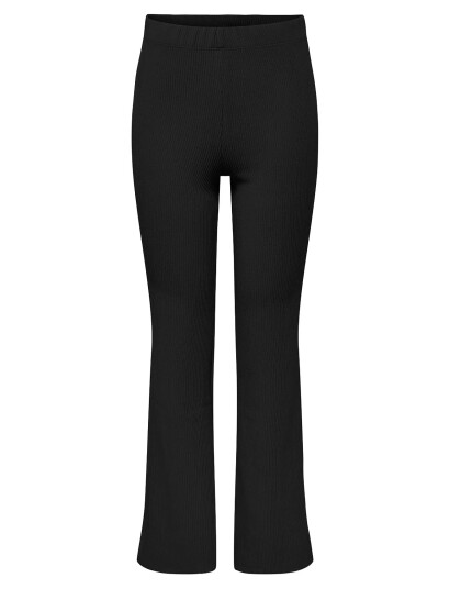 Kids Only Kogfever Rib Flared Pants Cp Jrs Noos Black 116