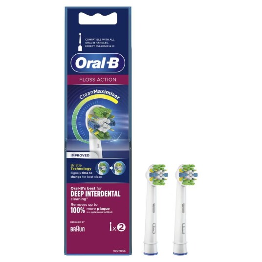 Oral-B Floss Action | Børstehoder | 2 Stykker