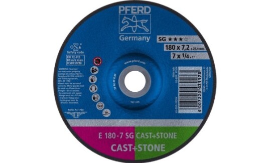 Pferd Slipeskive SG Cast+Stone 10 stk Pferd Slipeskive SG Cast+Stone 10 stk