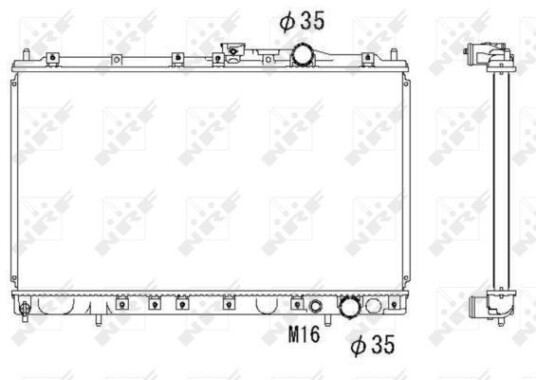 Radiator NRF 58182