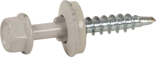 ESSVE 63239 Farmerskrue 4,8 x 35 mm, vinger, borspiss Lysegrå, 100-pakning, Innfesting