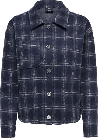 JDY Jdyfilukka L/S Check Shirt Jrs Navy XS