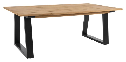 Brafab Laurion Loungebord, Teak/svart, 130x67 Brafab Laurion Loungebord, Teak/svart, 130x67