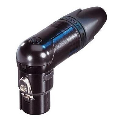 Neutrik Nc5frx-Bag Xlr Plugg 5p Hun Sort Vinkel Neutrik Nc5frx-Bag Xlr Plugg 5p Hun Sort Vinkel