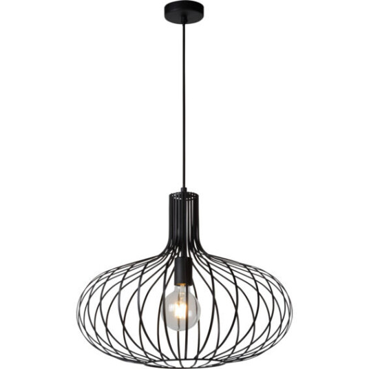 Lucide Manuela Pendellampe 50cm E27 Sort - 91867