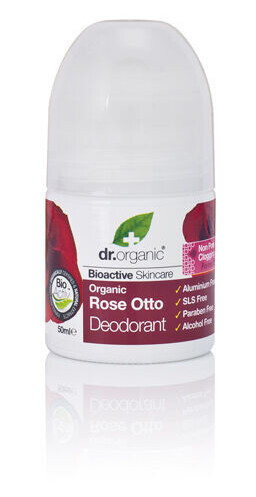 Dr. Organic RollOn Deodorant Rose Otto 50ml Dr. Organic RollOn Deodorant Rose Otto 50ml