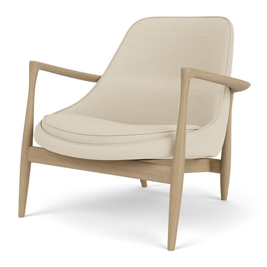Audo Copenhagen Elizabeth Lounge Chair Natural Oak / Hallingdal 0200