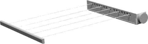 Erics Industrier 385728 Tørkerull 420 x 70 mm, 5 stk. nylonsnorer