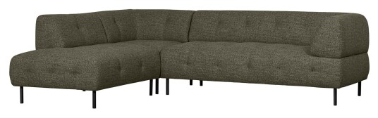 WOOOD Lloyd Sofa m. chaiselong, Green Melange Unoliving WOOOD Lloyd Sofa m. chaiselong, Green Melange Unoliving