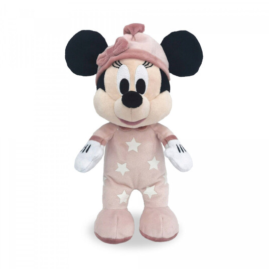Disney Mikke Mus Plysjbamse 25cm Sov Godt Minni Mus