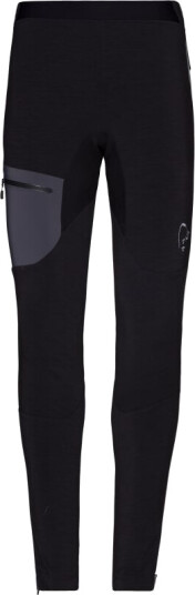 Norr?na Women's Trollveggen Warmwool2 Stretch Tights Sort L Woman