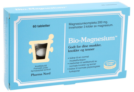 Pharma Nord Bio Magnesium tabletter 60 stk. Pharma Nord Bio Magnesium tabletter 60 stk.
