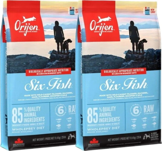 Orijen Dog 6 Fish 2X11.4 kg