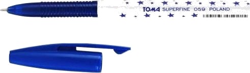Superfine Penn 0,5 Mm Blå (30 Stk) Toma Superfine Penn 0,5 Mm Blå (30 Stk) Toma