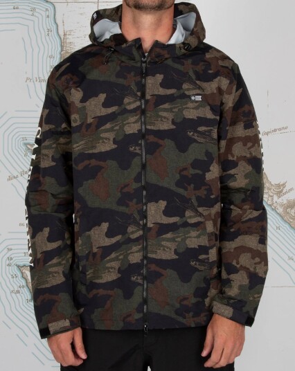 Salty Crew Pinnacle Jacket Svart, Brun