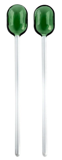 Muurla salatbestikk glass 2-pakning Green-clear