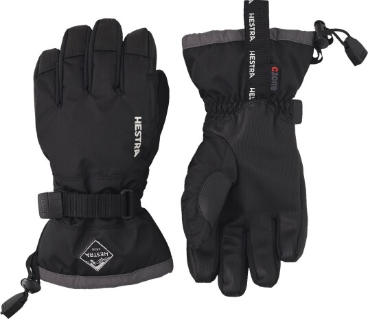 Hestra Gauntlet Czone Glove Junior Black/Graphite 7 (12-13 år)