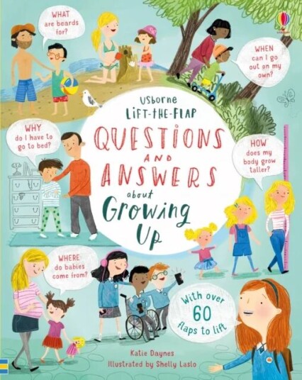 Lift-The-Flap Questions And Answers About Growing Up Av Katie Daynes