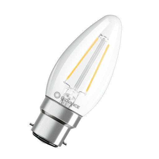 Ledvance LED stearinlys filament 250lm 2,5W/827 B22d