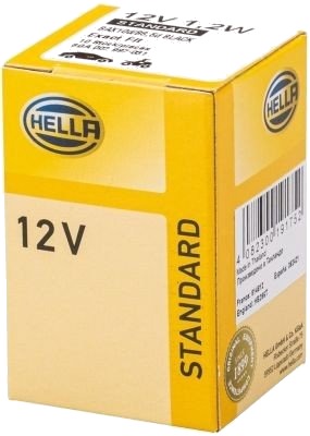 HELLA 8GA 007 997-031 Lyspære, instrumentbelysning