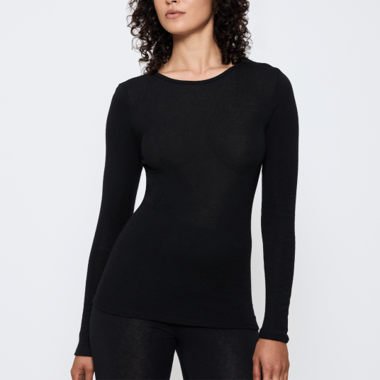 Triumph Beauty Layers Lsl Top Wool - Black - XL