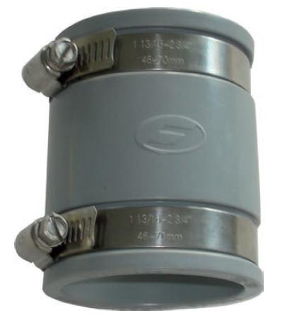 Fernco lige overgangsmanchet 75-85mm