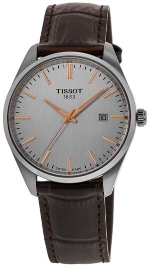 Tissot Herreklokke T150.410.16.031.00 Pr 100 Grå/Lær Ø40 mm