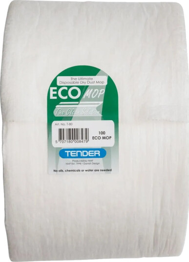 Mopp Easy Touch Tentax Hygiene Mopp 60 Cm Pet Hvit Tørr Engangs 100 Stk/Rull