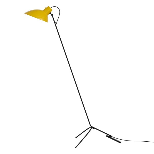 VV Cinquanta Gulvlampe Sort / Gul
