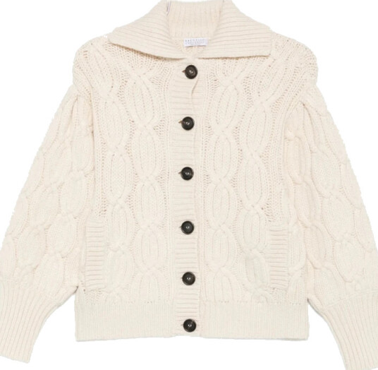 Brunello Cucinelli Dame Strikkevarer Beige S,