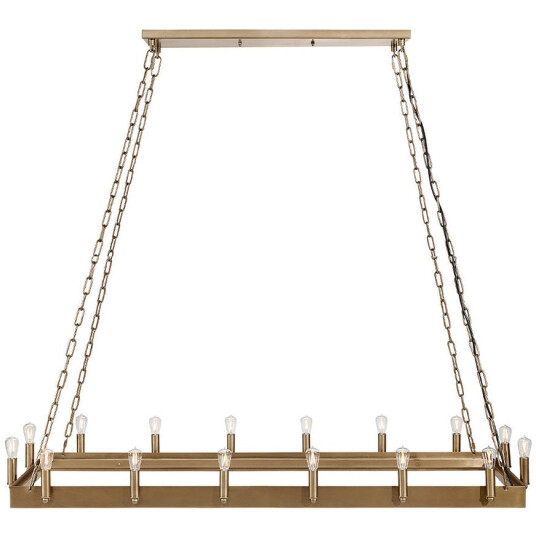 Artwood Taklampe Crown 148x48 Cm Messing