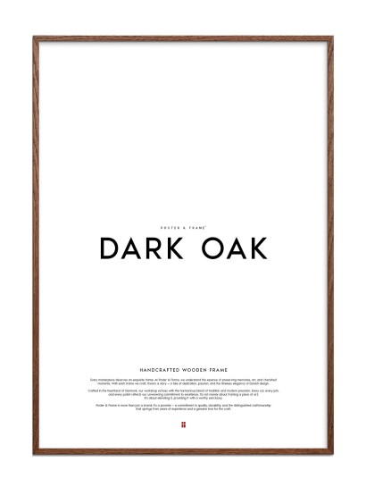 Poster & Frame Dark Oak Wood Frame Brown A1 Poster & Frame Dark Oak Wood Frame Brown A1