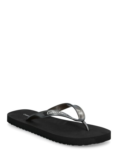 Calvin Klein Flip Flop Tpu Metallic - Black - 41