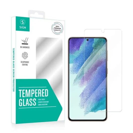 SiGN skjermbeskytter herdet glass Samsung Galaxy S21 Ultra Ultrasonic fingerprint unlock