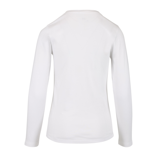 Linn LS Top White XS Organic LS crewneck