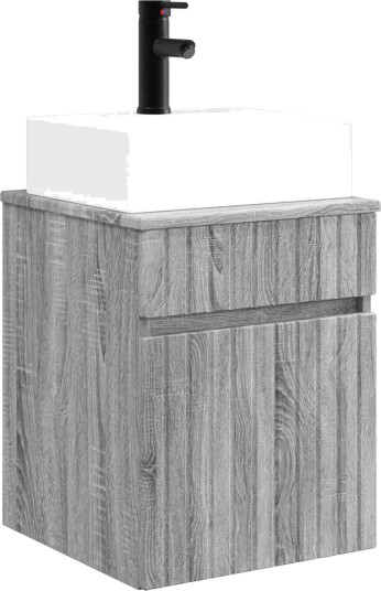 Vegghengt Servantskap Grå Sonoma 39 x 41 x 62,5 cm Vegghengt Servantskap Grå Sonoma 39 x 41 x 62,5 cm
