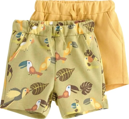 Lindex 2 Pack Shorts Yellow 62