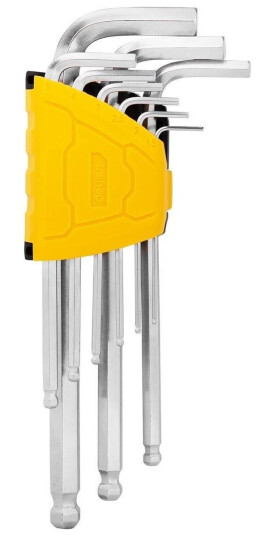 Deli Tools Edl3088 Long Allen Wrench Set 1.5-10Mm  Silver 