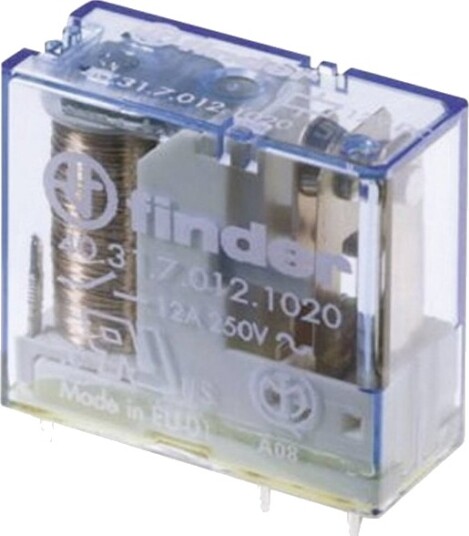 Finder 40.31.7.012.1020 Printrelé 12 V/Dc 12 A 1 Vekselkontakt