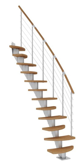Plassbesparende Trapp Dolle Berlin Eik Oljet Shape6