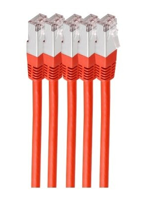 Shiverpeaks Bs75711-Hr-Set5 Netzwerkkabel Rot 1 M Cat6 S/Ftp (S-Stp) (Bs75711-Hr-Set5)