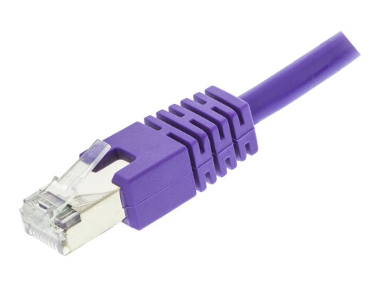 Deltaco Cat6 Koblingskabel 3m F/UTP RJ-45 Lilla