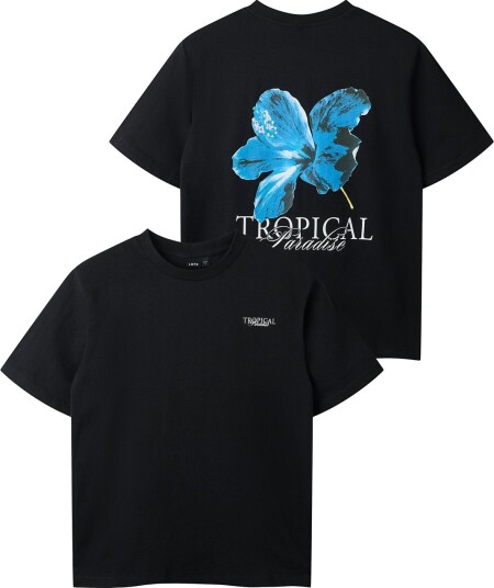 LMTD Nlntropical Ss L Top Black 146 152