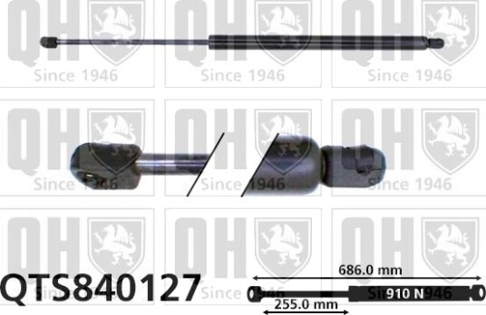 QUINTON HAZELL QTS840127 Baklukedemper