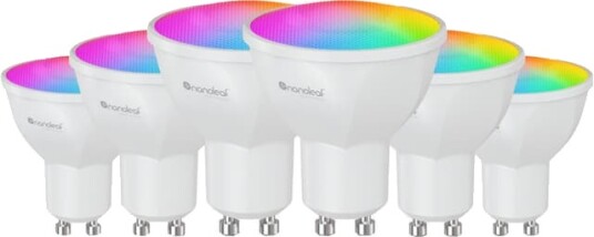 Nanoleaf Essentials Smart LED pærer 5W±10% GU10 6 pk flerfarget